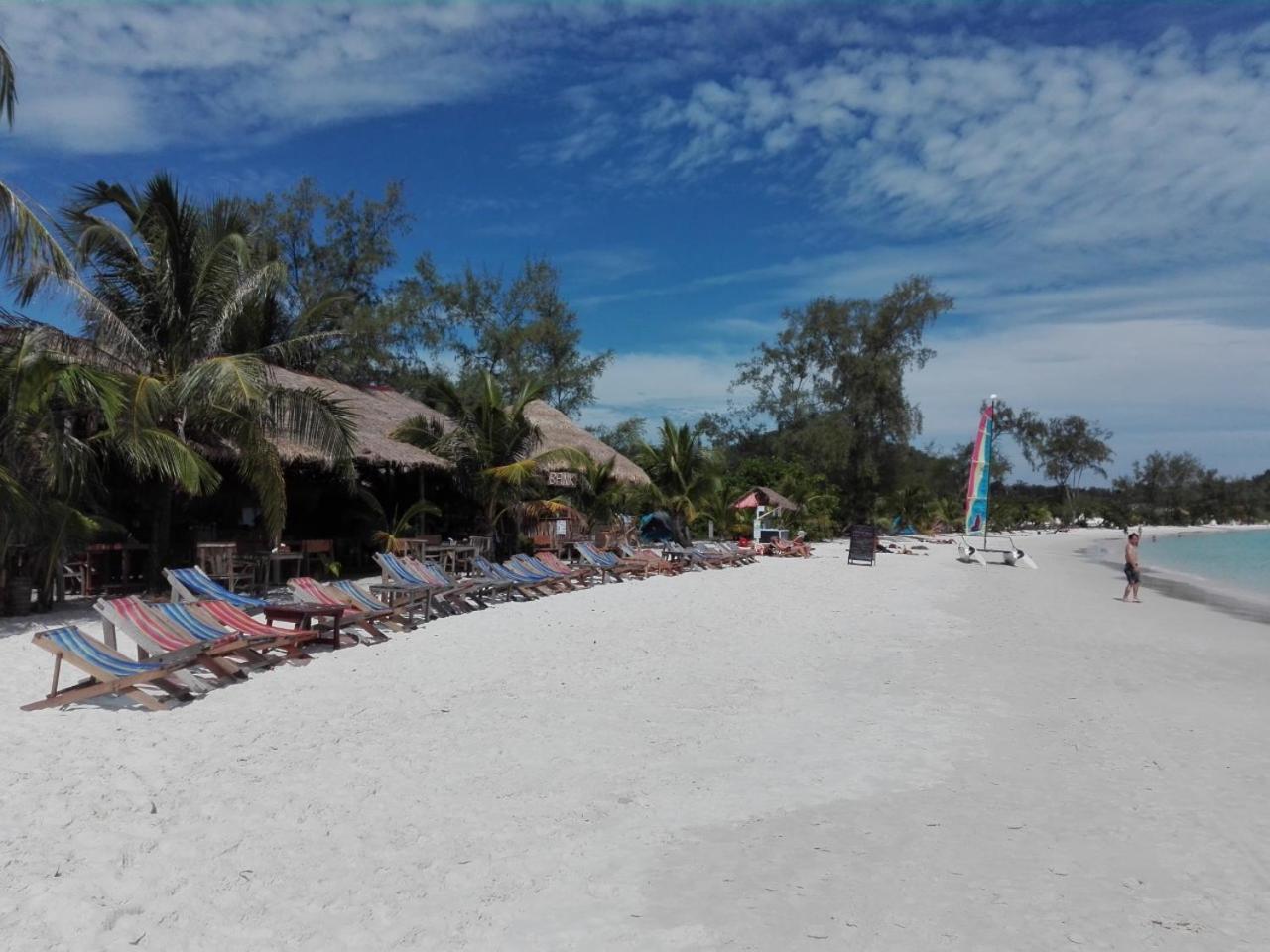 Kaoh Touch Sandbank Restaurant & Camping Koh Rong מראה חיצוני תמונה