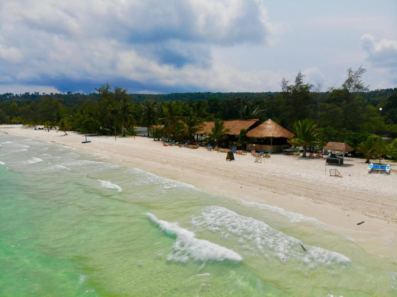 Kaoh Touch Sandbank Restaurant & Camping Koh Rong מראה חיצוני תמונה